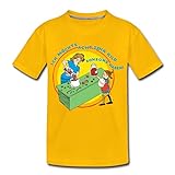 Spreadshirt Pippi Langstrumpf Kauft Bonbons Zitat Teenager Premium T-Shirt, 158-164, Sonnengelb