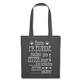 Spreadshirt Beste Freunde Freundschaft Spruch Stoffbeutel, Grap