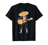 Gitarre Sugar Skull Day Of Death Dia De Los Muertos 2021 T-S