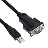 Benfei USB-auf-Serial-Adapter, 1,8 m, USB auf RS-232-Buchse (9-polig) DB9, serielles Kabel, Prolific Chipset, Windows 10/8.1/8/7, Mac OS X 10.6 und hö