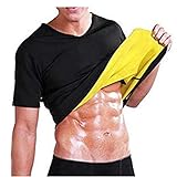Rera Unisex Herren Damen Sauna Weste Shirt Shapewear Waist Trainer Neopren Sauna Schwitzanzug Körperformer Abnehmen Bauch Für Slimming Training