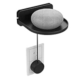 JINSUO Universal-Wandhalterung Regal Halter Standplatz for Sonos Play: 1 for Amazon Echo Dot for Google Home -Wandhalterung Ständer Chargable (Farbe : Schwarz)