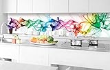 DIMEX LINE Küchenrückwand Folie selbstklebend Rauch | Klebefolie - Dekofolie - Spritzschutz für Küche | Premium QUALITÄT - Made in EU | 350 cm x 60