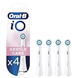 Oral-B iO Gentle Care Ersatzbürsten für elektrische Zahnbürste, 4 Stück, für sanfte Schärfe an sensiblen und gesünderen Z