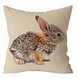 Weihnachten Kissenbezug, Weihnachtsbaum Schneeflocke Rentier Wohnkultur Dekokissen Cases Xmas Kissenbezug Sofakissen für Farmhouse Home Schlafzimmer Dekokissen 45 x 45