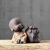 LIUCHANG Niedliche kleine Mönch-Tee-Haustier-Hydroponiker-Vase kreativer Tee-Set-Haustierdekoration Boutique-Teezeremonie-Zubehör (Farbe: b) liujiapeng55 (Color : C)