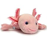 Axolotl Kuscheltier rosa 28 cm Schwanzlurch Amphibie Plüschtier PUNKIE
