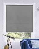CHICOLOGY Snap-N'-Glide schnurlose Jalousien, perfekt für Wohnzimmer/Schlafzimmer/Kinderzimmer/Büro und mehr, 129,5 cm B x 182,9 cm H, Urban Grey (Lichtfilterung)