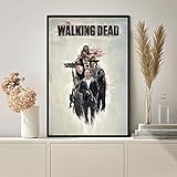 Tiancheng Art Vlies Leinwandbild The Walking Dead Filmplakat Wandmalerei Dekoration 60x90