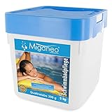 Miganeo® 5Kg Multitabs 200g 5in1 Chlor-tabs Quattrotabs für Pool Ph Alegezid (5 kg)