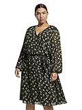 TOM TAILOR MY TRUE ME Damen Wickeloptik Kleid, 25150-Rosin Flower Polyamidttern, 54