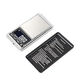 Hochpräzise 0,01/0,1 g Gramm Digitalwaage Schmuck Gold Balance Gewicht Elektronische Waage LCD-Anzeige g/oz/ct/tl/gn/dwt 100 g x 0,01 g