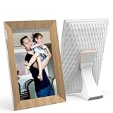 Nixplay Touch Frame: 10.1 inch WiFi Digital Picture Frame - Wood (W10K)