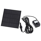 Balacoo Professionelle Solarpumpe, leistungsstark, langlebig, für Garten, Aquarium, Schwimmbad, Wasserb