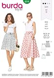 Burda Schnittmuster 6319, Rock [Damen, Gr. 34-44] zum selber nähen, ideal für Anfänger [L2]
