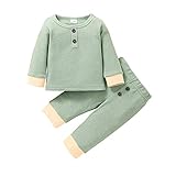 Baby Kleidung Bekleidungssets Langarm Sweatshirt Shirt Top+ Hose Babykleidung Outfits 2-teiliges Set Für Mädchen Junge Herbst W