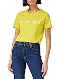 Calvin Klein Damen CORE Logo T-Shirt, Schwefel, M