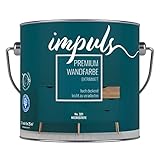 IMPULS Premium Trend Wandfarbe 2,5L extramatt matt Farbe Innenfarbe (Meerestiefe)