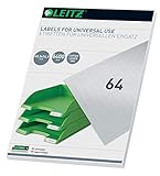 Leitz PC-beschriftbare Universal Etiketten 48 x 16.9 mm, Weiß, 61810001