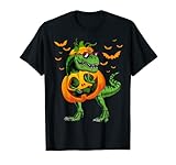 Dinosaurier T-rex Kürbis Halloween Kostüm Bekleidung T-S