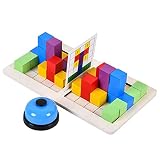 ZQYX Montessori-Spielzeug für Kleinkinder, Bausteine ​​Spielblöcke, pädagogisches Brettspiel Eltern-Kind-Kampfinterak