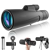 8-22x50 HD Starscope Monokular Teleskop Erwachsene Kinder Monocular Wasserdicht Star Scope Fernrohr mit Stativ & Smartphone Halter Telescope für Vogelbeobachtung Camping Wandern Match R