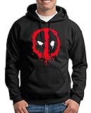 TShirt-People Deadpool Logo Kapuzenpullover Herren L Schw