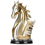 Msltely Weinregal Abstrakte Pferdekopf Wein Flaschenhalter Dekorative Harz Skulptur Weinregal Barware Dekor Handwerk Zubehör Liefert weinreg