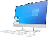 HP 27-dp1006ng (27 Zoll / Full HD Touch) All-in-One PC (AMD Ryzen 7 4700U, 16GB DDR4 RAM, 1TB SSD, AMD Grafik, Windows 10, QWERTZ) silb