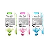 CLENTAIRE Magische Duftblätter Probierpaket 3er Pack, 3 x 50 ml - Sensual Ruby, Emerald Dream, Midnight Sapphire - sinnlicher Raumduft, handgefertigte Blüte aus Magnolienblättern, Raumdek