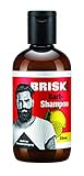 BRISK Bart-Shampoo Citrus, 150 ml, Bartpflege & Gesichtsreinigung für Männer, Bartseife für ein gepflegtes Hautgefühl & weiches Barthaar, mit Grapefruit- und Zitronenö