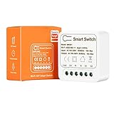 WUJIN WiFi Smart Relais Schaltermodul, 2 Gang DIY WiFi Smart Light LED Dimmer Schaltermodul, 2-Wege Wireless Timer Dimmer Schalter Arbeitet mit Alexa Google Home, Smart Life/Tuya APP Fernbedienung