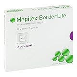 Mepilex Border Lite Schaumverband 10 cm x 10 cm (5 Stück)