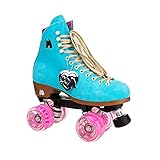 Moxi Malibu Barbie Rollschuhe für Damen, limitierte Auflage, lustiger und modischer Rollschuh, True Blue, Größe 42