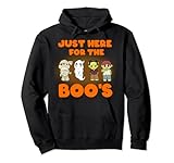 Just Here For The Boos Halloween 2021 Süße Monster Pullover H