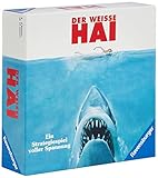 Ravensburger Brettspiel Der weisse Hai - Spannendes Strategiespiel für Erwachsene und Kinder ab 12 Jahren, Spiel zum berühmten Filmklassiker für 2-4 Sp