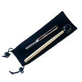 Stimmgabel-Set mit Holzhammer und Sack für stilvolle Stimmgabel für Schlaginstrumente (512 Hz)