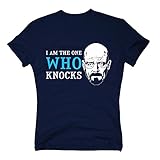 T-Shirt Breaking Bad Heisenberg I'm The one who Knocks Shirt Tee Fan, XL, dunkelblau-Cy