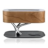 4smarts Induktiv-Ladestation Smart-Bonsai-QI B7 mit BT-Lautsprecher & Lampe schw