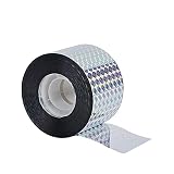 LLGLEU 1 Stück Vogelabwehr Vogelband zur Abschreckung Abwehrband Reflektorband, 80m x 4,8cm Doppelseitiges reflektierendes Vogelabwehrband für Protect Häuser Gärten Hö
