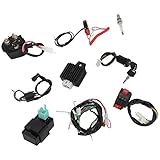 Zündkerze, komplettes praktisches Elektrik-Kabelbaum-Set für 50cc 70cc 110cc 125cc 4-Takt ATV Dirt Bik