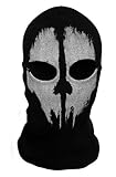 ChAmBer37 Gesichtsmaske, Motiv Call of Duty: Ghosts (Skelett-Kopf), Totenkopf-Motiv, Sturmhaube 09