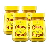 Colman's Original englischer Senf (4 x 170 g Gläser)