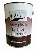 Kontor Bootslack Klar Lack Farblos Glänzend 750