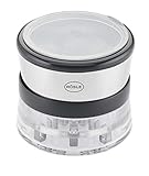 RÖSLE Knoblauchschneider, hochwertiger Häcksler zum Zerkleinern von Knoblauch, Edelstahl 18/10, T