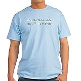 CafePress - Euler's Friends - T-Shirt aus 100% Baumwolle Gr. M, hellb