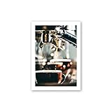 Vintage Espressomaschine Kaffeebohnen Wandkunst Bild Leinwand Gemälde Poster und Drucke Cafe Salon Esszimmer Bar Store Dekor 60x80cm R