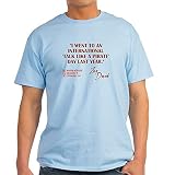 CafePress Went To. T-Shirt aus 100 % Baumwolle Gr. M, hellb