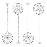 GWHOLE 4 Stück Fondue Sieb Set Siebchen aus E