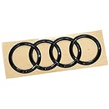 Audi 80F853742AT94 Ringe Logo Black Edition Emblem Blackline, schwarz, nur für Sportback